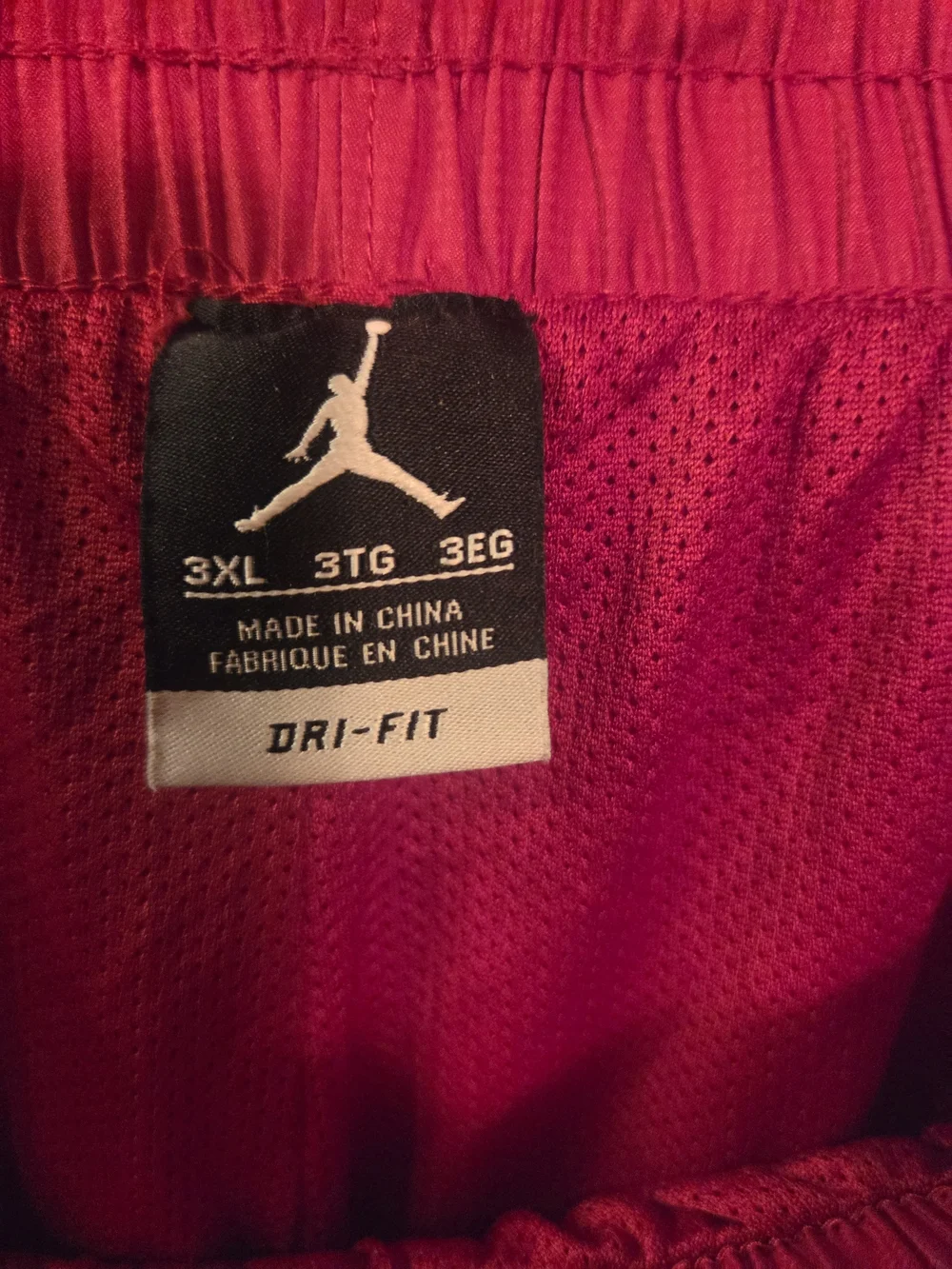 Jordan Red and Black Windbreaker Track Pants